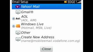 Blackberry - Setup E-mail account screenshot 5