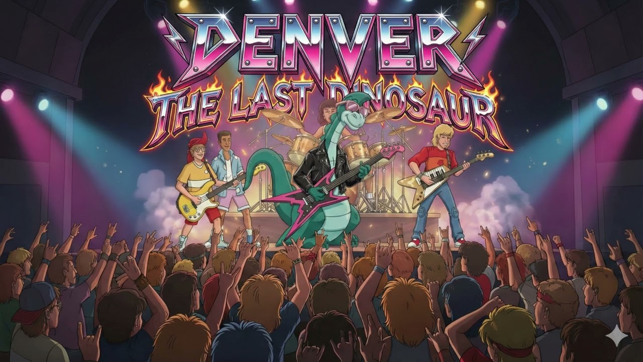 Denver: The Last Dinosaur! AI Metal Cover of the epic 1980s cartoon theme song!