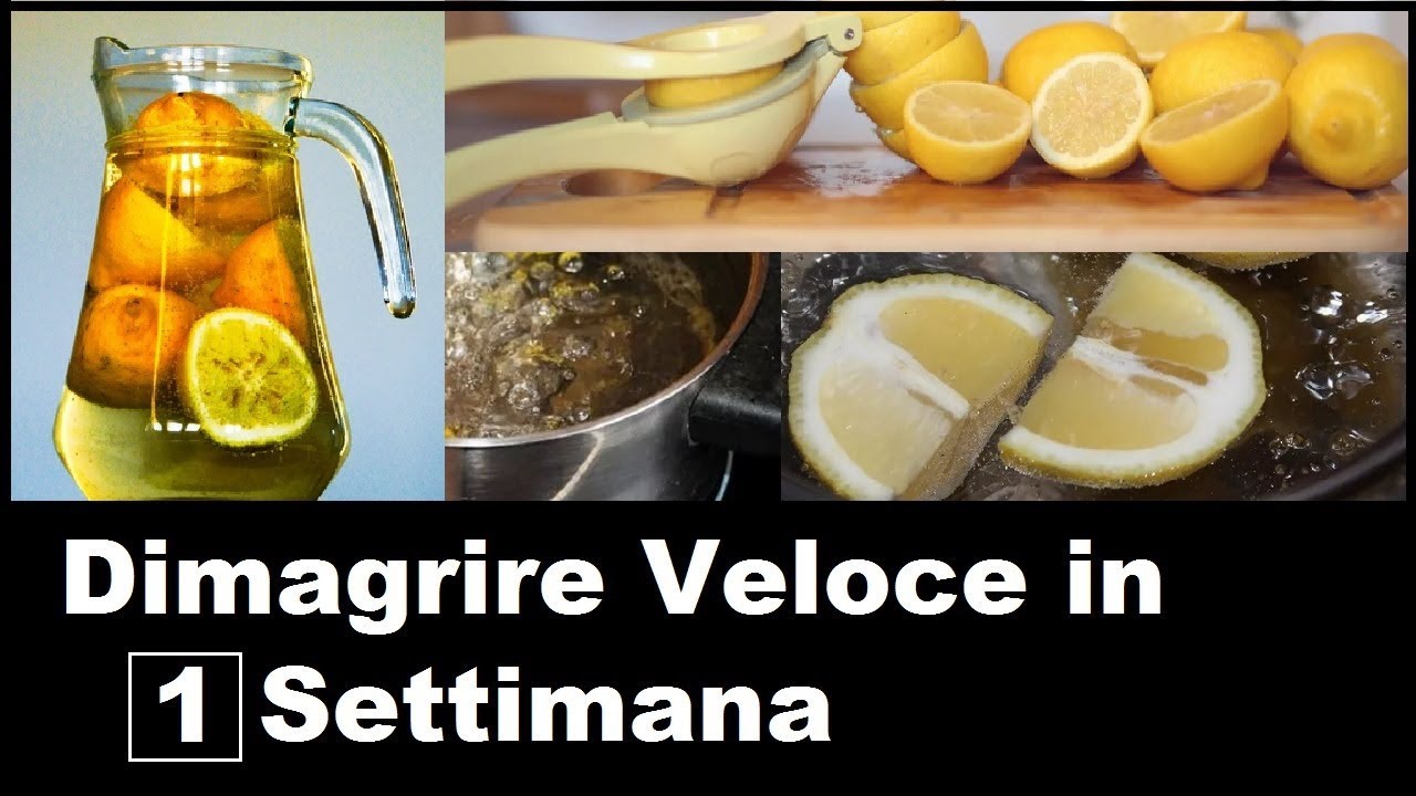 dieta per dimagrire velocemente limone