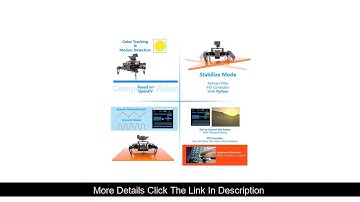 Best Adeept RaspClaws Hexapod Spider Robot Kit with OpenCV Target Tracking Video Transmission Crawl