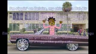 Video thumbnail of "Kodak Black  Patty Cake Lyrics"