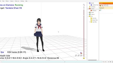 MMD waiting motion (kinect motion capture test)