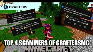 TOP 4 SCAMMERS OF CRAFTERSMC|| PART:2|| #craftersmc #satnetwork #stnetwork #wenpixel