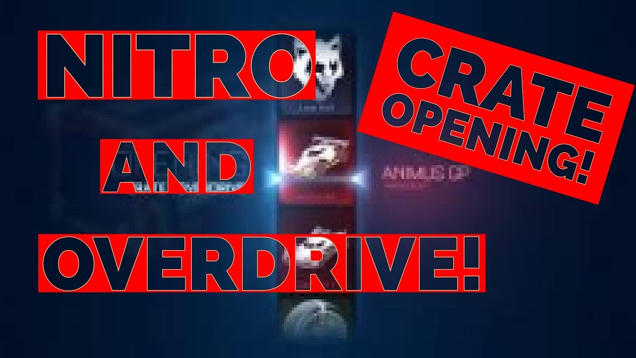 Rocket League NITRO and OVERDRIVE crate opening!
