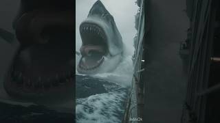 Monster sea creatures #shortvideo #megalodon #ai #shortvideo #shark