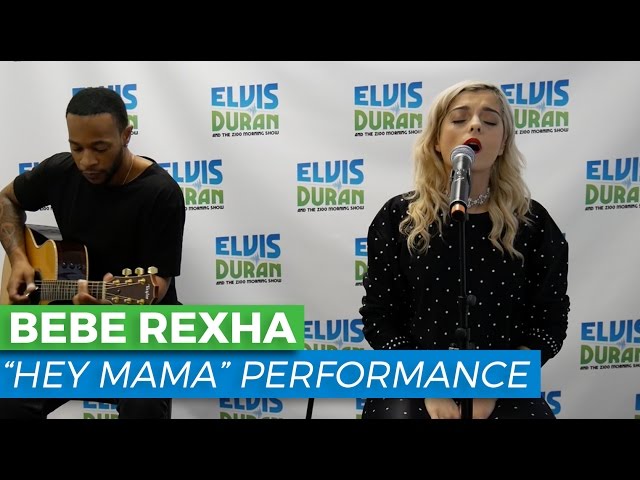 Bebe Rexha - Hey Mama Acoustic | Elvis Duran Live class=