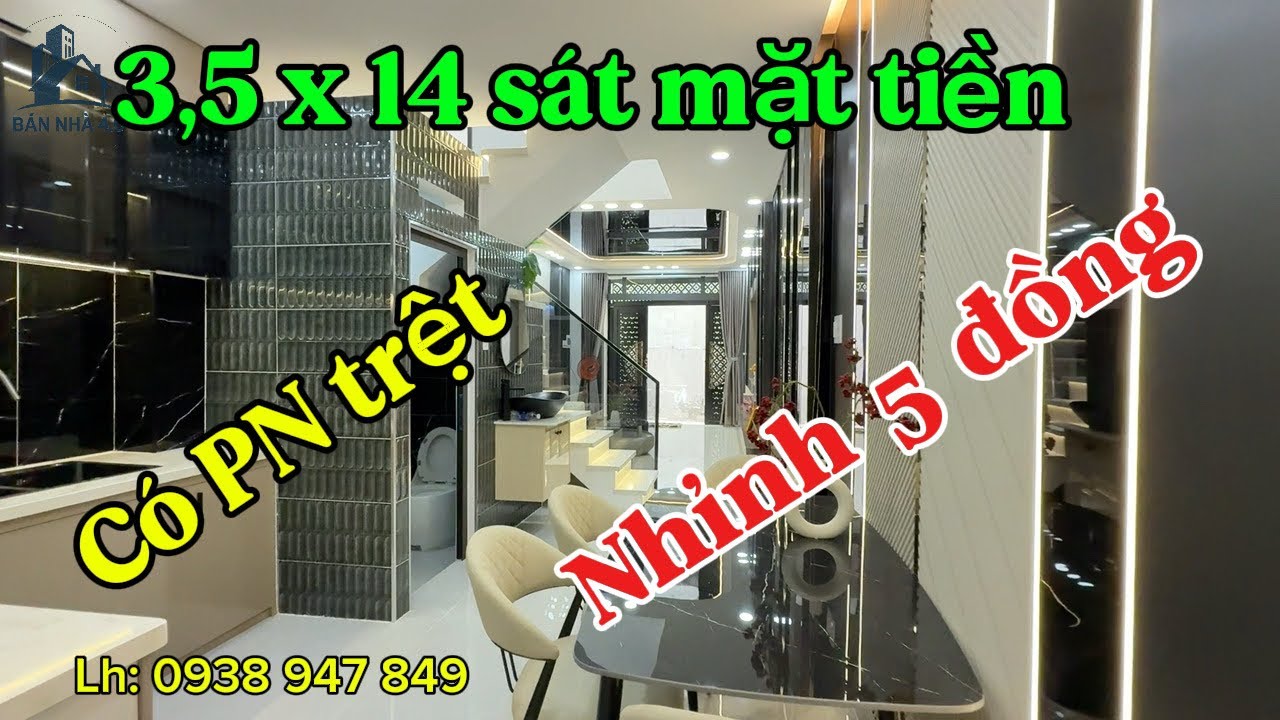 Nhà đẹp Gò Vấp 45,5m2 có phòng ngủ tầng trệt chỉ nhỉnh 5 đồng.