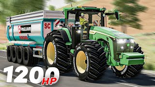 New JOHN DEERE 8R with 1200 HORSE POWER ! | 10 BEST MODS of the week! (Farming Simulator 22)