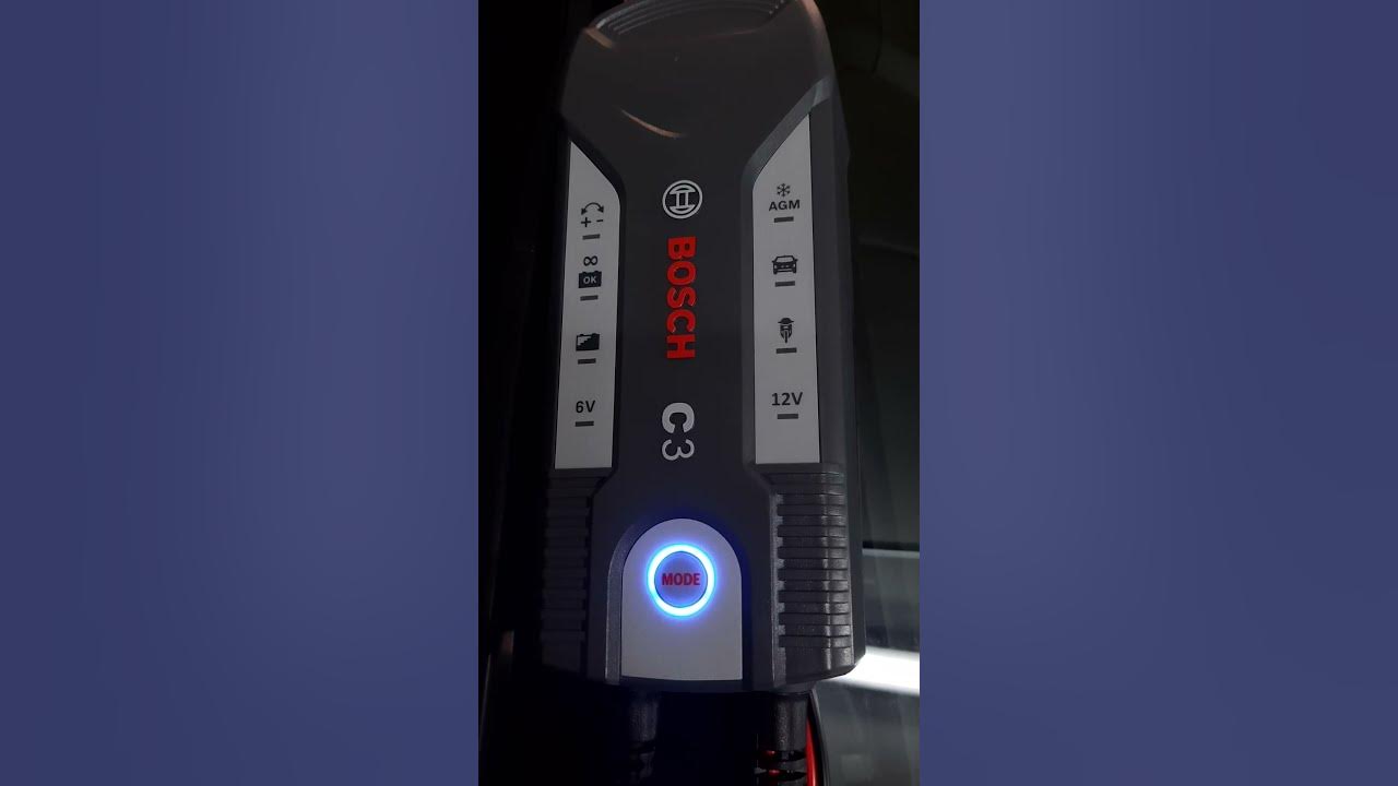 Bosch C3 clicking problem while charging car battery 