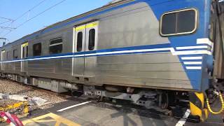 3198次區間車通過斗南鎮部前寮平交道