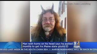 Maine Man Allowed To Wear Goat Horns In Driver's License Photo