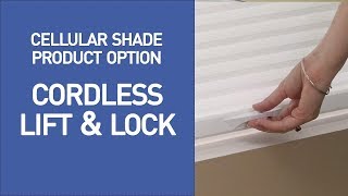 Cellular Shades with Lift and Lock - QuickDemo