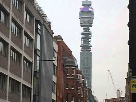 Pertinho da torre da BT em Londres. Falta pouco agora! - YouTube