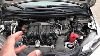HONDA FIT - CHECK OIL - HOW TO