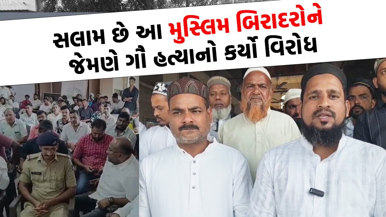 ગુજરાતી મુસલમાનોએ નિર્ણય કર્યો જે ગૌ હત્યા કરશે તેનો મુસ્લિમ સમાજ કરશે બહિષ્કાર
