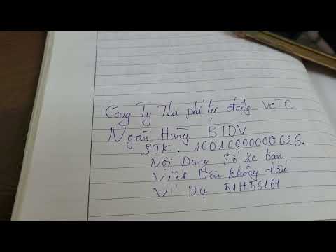 Video hướng dẫn ae cách nạp tiền vào tài khoản VETC - youtube