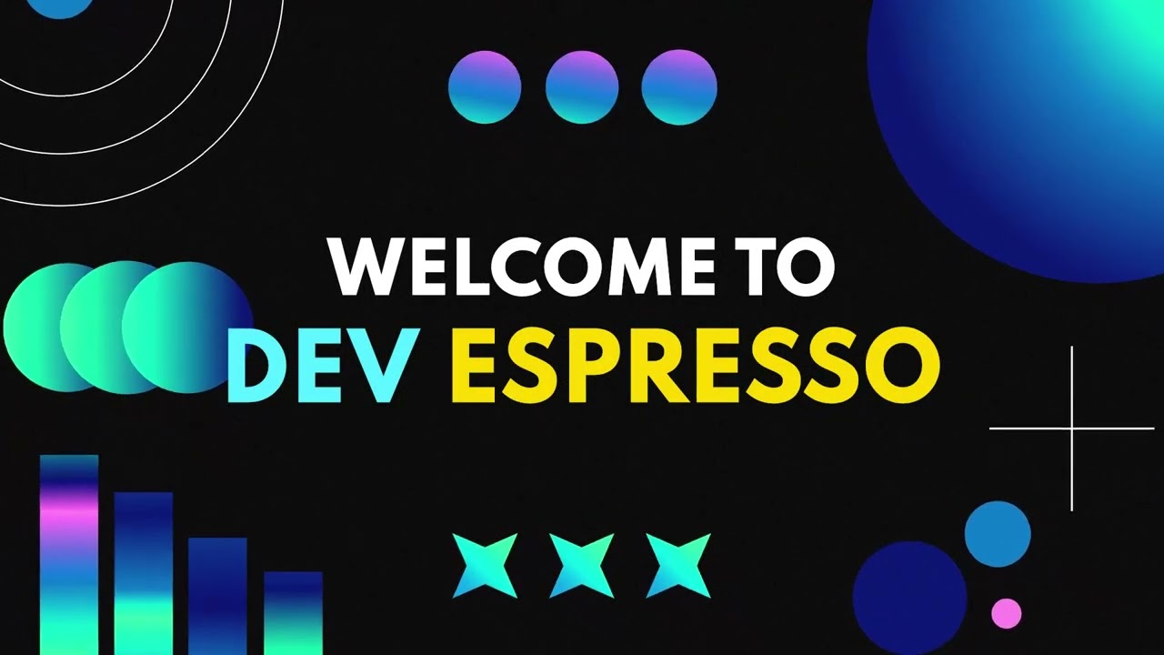 Welcome to DevEspresso | Coding, Live Streams & More!