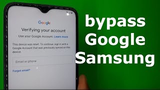 samsung m series google account bypass || bypass google