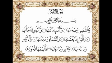 سورة الشمس  بصوت الشيخ حسن صالح 091
