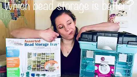 BEAD STORAGE | ORGANIZE MY BEADS WITH ME