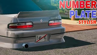Stylish Number Plate For Nissan Silvia s13 | Car Parking Multiplayer screenshot 4