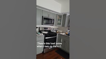 Loud noise when turning on A.C. - what is it?