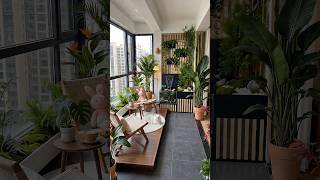 Dream Balcony Garden Makeover 🏡 | Cozy Home Decor Ideas ✨ #balconygarden #timelapse #beforeandafter