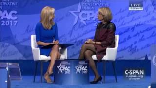 Betsy Devos at CPAC 2017 (Feb. 23, 2017)