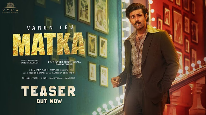 Matka Teaser | Varun Tej | Karuna Kumar | Meenakshi Chowdary | Nora Fatehi | GV Prakash Kumar