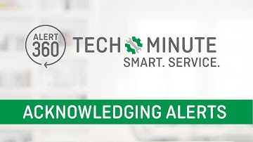 Alert 360 GC2e Acknowledging Alerts