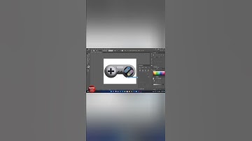 HOW TO MAKE 3D GAME PAD IN ADOBE ILLUSTRATOR #shorts