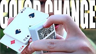 MEGA EASY COLOR CHANGE TUTORIAL - Perfect for card tricks | Explanation for easy copying