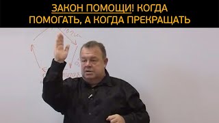 Закон помощи. Когда помогать, а когда прекращать?!