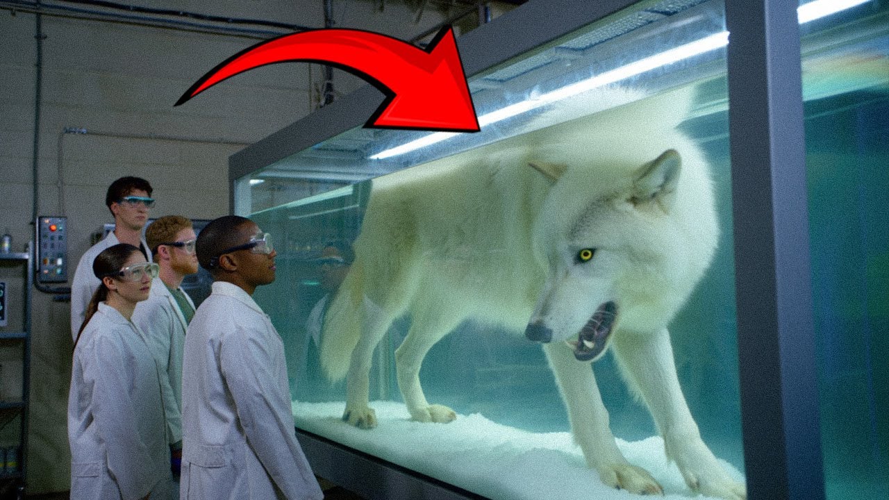 Учёные только что оживили лютоволка спустя 12 500 лет! Шокирующие кадры!