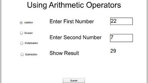 How to Create Arithmetic Calculations using Radio Button - Flash Tutorial 1