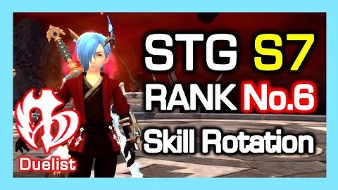 Duelist STG Season7 RANK No.6 / After 3rd Awaken Skill Rotation & Gears Review / Dragon Nest Korea