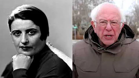 Ayn Rand redoes a Bernie Sanders Fundraising Ad (Deepfake)