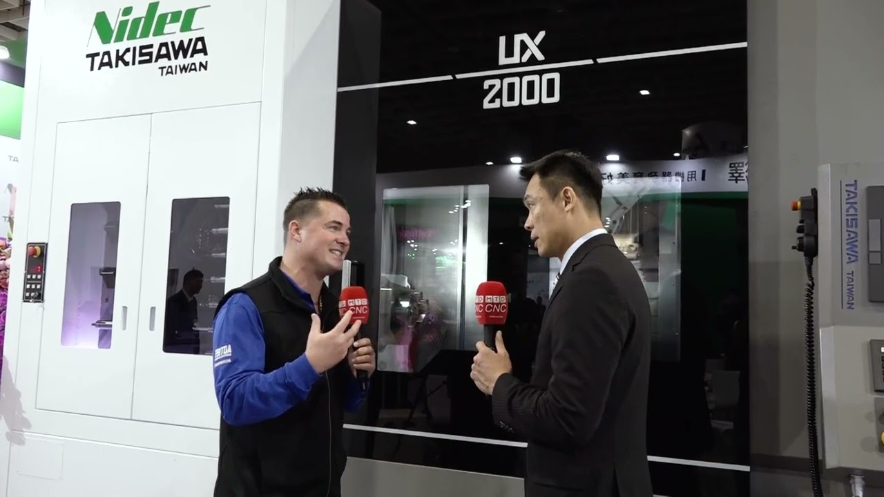Brand-New Takisawa UX 2000 Unveiled at TIMTOS – Is This the Ultimate Space-Saving CNC Lathe?