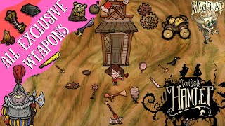 Don't Starve Hamlet Guide: All Exclusive Weapons