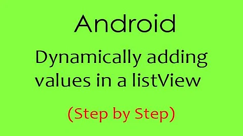 Android adding values using a button in ListView - Tutorial