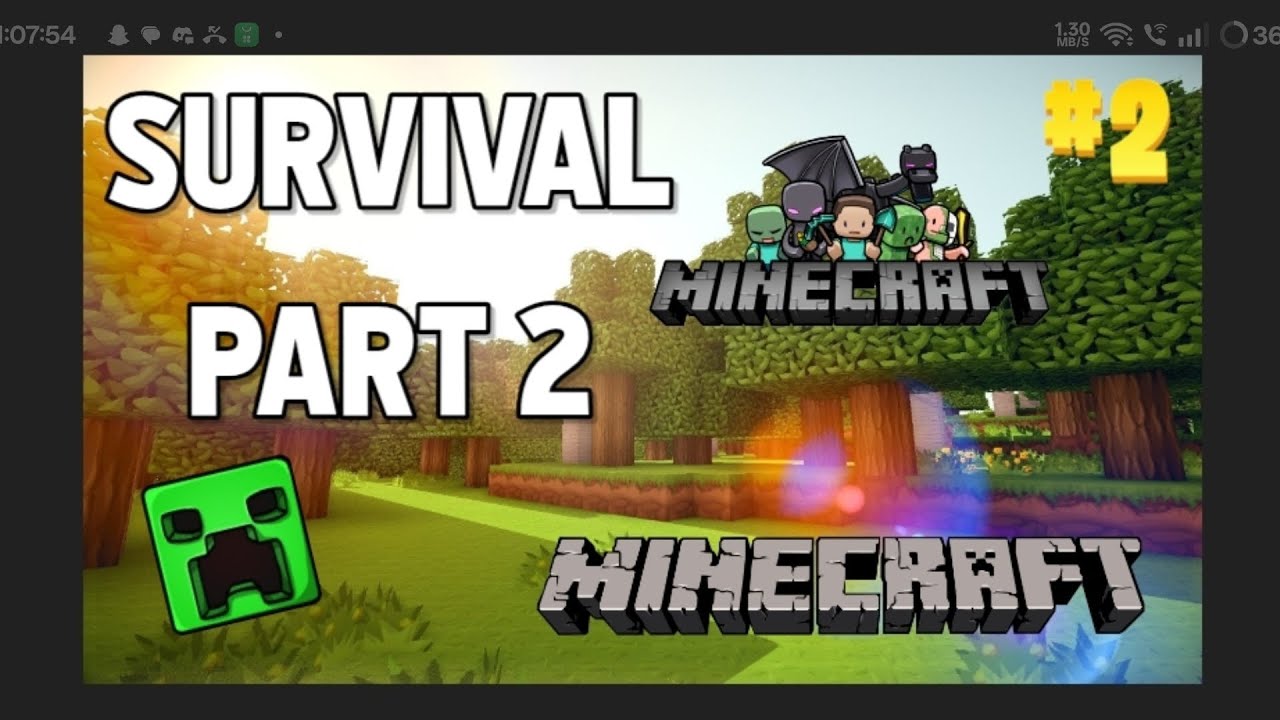 Minecraft survival part 2 - YouTube