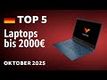 TOP—5. Beste Laptops bis 2000€. Test &amp; Vergleich Oktober 2025
