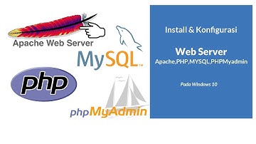 Install Web Server Full Apache PHP MYSQL PHPMyAdmin | Windows