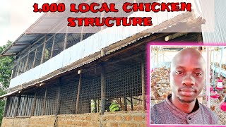 Step by step construction of a 1,000 storey local chicken coop/structure using local cheap methods