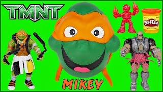 GIANT TMNT PLAY DOH SURPRISE EGG MICHELANGELO Teenage Mutant Ninja Turtles