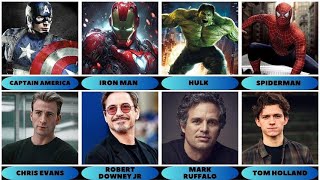 Actors in superhero series