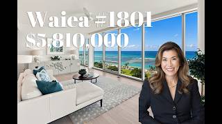 Waiea #1801 | $5.81M Luxury Oceanfront Residence in Ward Village, Honolulu
