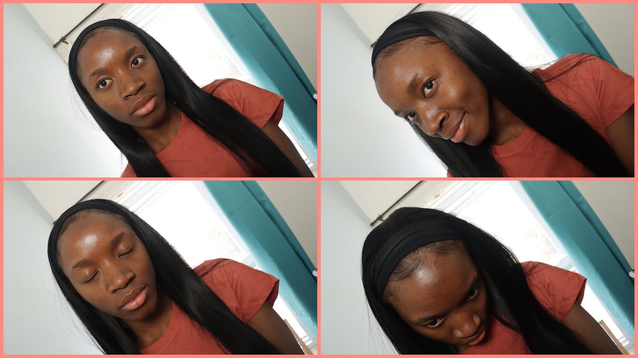 Trying Amazon Headband Wig For The Very First Time 