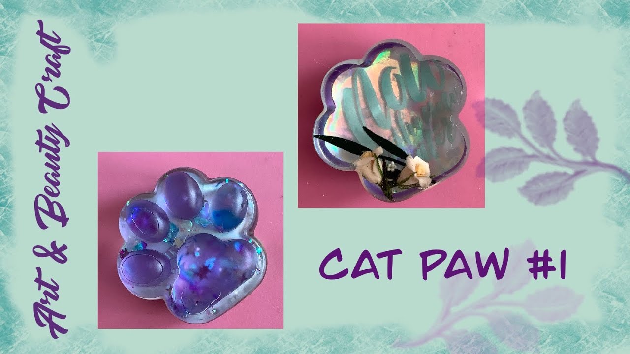 CAT PAW #1 - PRIMO ESPERIMENTO ZAMPA DI GATTO IN RESINA