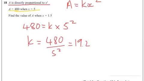 Summer 2017 IGCSE 4HR Q18 Proportion